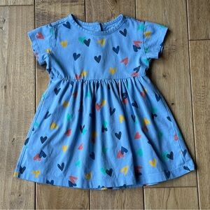 Primary Baby Dress In Rainbow Confetti Hearts size 18-24 Months